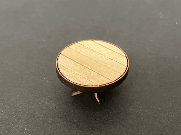 Small Round Table (Textured Top)