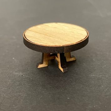 Small Round Table (Textured Top)